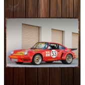 Металлическая табличка Porsche 911 Carrera RSR 3.0 Coupe (901)